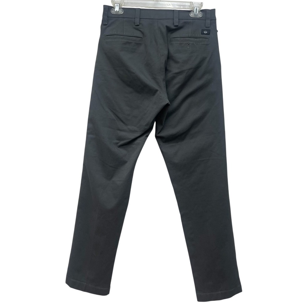 Dockers Smart 360 Chinos Mens Slim Fit Gray Stretch Flat Front Pants - Picture 2 of 10